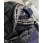 Louis Vuitton LV Women Flight Mode Monogram Jacquard Puffer Wrap Coat Polyamide Black - immagine 4