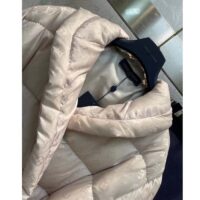 Louis Vuitton LV Women Flight Mode Monogram Jacquard Puffer Wrap Coat Polyamide Light Beige (6)