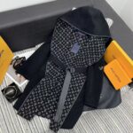 Louis Vuitton LV Women Hooded Wrap Coat Wool Silk Black White Regular Fit - Image 3