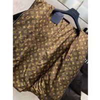 Louis Vuitton LV Women Monogram Accent Pillow Puffer Cape Black Regular Fit (4)