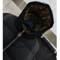 Louis Vuitton LV Women Monogram Accent Pillow Puffer Cape Black Regular Fit (4)