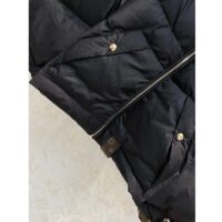 Louis Vuitton LV Women Monogram Accent Pillow Puffer Cape Black Regular Fit (4)