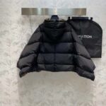 Louis Vuitton LV Women Monogram Accent Pillow Puffer Cape Black Regular Fit - immagine 3