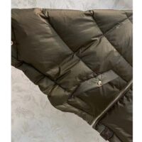 Louis Vuitton LV Women Monogram Accent Pillow Puffer Cape Khaki Regular Fit (2)