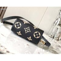 Louis Vuitton LV Women Nano Speedy Bag Black Beige Monogram Empreinte Embossed Supple Grained Cowhide Leather (4)