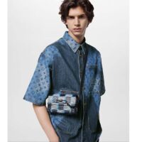 Louis Vuitton LV Women Steamer Wearable Wallet Blue Moon Damier Rush Epi XL Leather Cowhide-Leather (2)