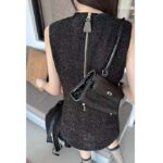 Louis Vuitton LV Women Tweed Pocket Dress Wool Black Regular Fit - Image 16