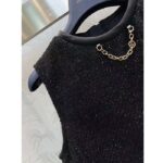 Louis Vuitton LV Women Tweed Pocket Dress Wool Black Regular Fit - Image 6