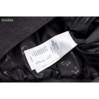 Louis Vuitton Men LV Fleece Blouson Regular Fit Front Zipped Closure Volcanic Ash (11)
