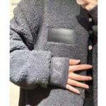 Louis Vuitton Women LV Fleece Blouson Regular Fit Front Zipped Closure Volcanic Ash - Image 12