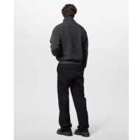 Louis Vuitton Men LV Fleece Blouson Regular Fit Front Zipped Closure Volcanic Ash (11)