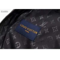 Louis Vuitton Men LV Fleece Blouson Regular Fit Front Zipped Closure Volcanic Ash (11)