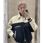 Louis Vuitton Men LV Leather And Nylon Blouson Regular Fit Embossed Vuitton Signature Calf - immagine 13