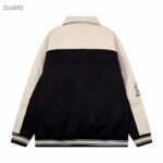 Louis Vuitton Women LV Leather And Nylon Blouson Regular Fit Embossed Vuitton Signature Calf - Image 3