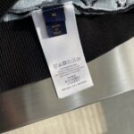 Louis Vuitton Women LV Monogram Gradient Hoodie Cotton Black White - Bild 9