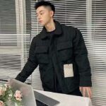 Louis Vuitton Men LV Monogram Padded Light Blouson Polyamide Black Loose Fit - Image 13