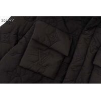 Louis Vuitton Men LV Monogram Padded Light Blouson Polyamide Black Loose Fit (15)