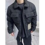 Louis Vuitton Men LV Monogram Padded Light Blouson Polyamide Black Loose Fit - Image 11