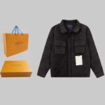 Louis Vuitton Women LV Monogram Padded Light Blouson Polyamide Black Loose Fit - immagine 2