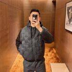 Louis Vuitton Men LV Monogram Quilted Hooded Blouson Regular Fit Allover Monogram Draw Cords Padded - immagine 17
