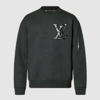 Louis Vuitton Men LV SKI Cotton Crewneck Regular Fit Monogram Ice Flower (4)