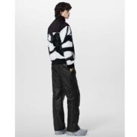 Louis Vuitton Men LV SKI Technical Fleece Jacket Regular Fit LV Ice Jacquard Fully Lined Multicolor (6)