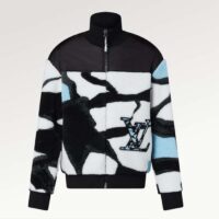 Louis Vuitton Men LV SKI Technical Fleece Jacket Regular Fit LV Ice Jacquard Fully Lined Multicolor (6)