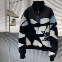 Louis Vuitton Men LV SKI Technical Fleece Jacket Regular Fit LV Ice Jacquard Fully Lined Multicolor (6)