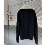 Louis Vuitton Women LV SKI Wool Blouson With Shearling Collar Regular Fit LV Ice Black - immagine 3