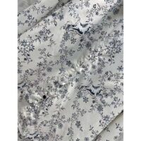 Louis Vuitton Men LV Unicorn Print Shirt Cotton Silk Mottled Grey Regular Fit (5)