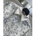 Louis Vuitton Men LV Unicorn Print Shirt Cotton Silk Mottled Grey Regular Fit – Bild 4
