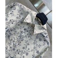 Louis Vuitton Men LV Unicorn Print Shirt Cotton Silk Mottled Grey Regular Fit (5)