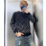 Louis Vuitton Men Lvse Monogram Degrade Crewneck Cotton Black White Slightly Loose Fit - Image 11