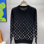 Louis Vuitton Men Lvse Monogram Degrade Crewneck Cotton Black White Slightly Loose Fit - Image 2