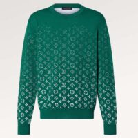 Louis Vuitton Men Monogram Gradient Cotton Crewneck Regular Fit Allover Monogram Gradient Motif (11)