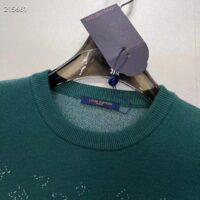 Louis Vuitton Men Monogram Gradient Cotton Crewneck Regular Fit Allover Monogram Gradient Motif (11)