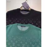 Louis Vuitton Men Monogram Gradient Cotton Crewneck Regular Fit Allover Monogram Gradient Motif - Image 8