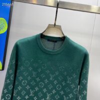 Louis Vuitton Men Monogram Gradient Cotton Crewneck Regular Fit Allover Monogram Gradient Motif (11)