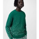 Louis Vuitton Men Monogram Gradient Cotton Crewneck Regular Fit Allover Monogram Gradient Motif - Image 13