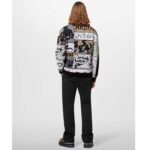 Louis Vuitton Men Wool Crewneck Regular Fit Jacquard Allover LV Fanzine Motif Multicolor - Image 10