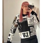 Louis Vuitton Women Wool Crewneck Regular Fit Jacquard Allover LV Fanzine Motif Multicolor - Image 8