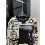 Louis Vuitton Men Wool Crewneck Regular Fit Jacquard Allover LV Fanzine Motif Multicolor - Image 4