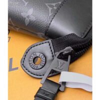 Louis Vuitton Unisex LV Pochette Voyage Souple Monogram Eclipse Coated Canvas Cowhide-Leather (9)