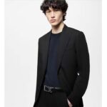 Louis Vuitton Unisex LV Skyline 35 MM Belt Black Napa Leather Silver-Colour Finish Hardware - Bild 6