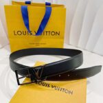 Louis Vuitton Unisex LV Skyline 35 MM Belt Black Napa Leather Silver-Colour Finish Hardware - Bild 3