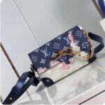 Louis Vuitton Unisex LV Steamer Wearable Wallet Ink Blue Monogram Bleach Coated Canvas - Imagen 4