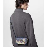 Louis Vuitton Unisex LV Steamer Wearable Wallet Ink Blue Monogram Bleach Coated Canvas - Imagen 12