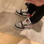 Louis Vuitton Unisex LV Trainer Sneaker Red Grained Calf Leather Monogram Canvas - Bild 12