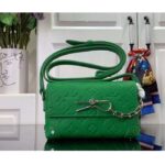 Louis Vuitton Unisex Steamer Wearable Wallet Green Taurillon Monogram Cowhide Leather - Bild 2