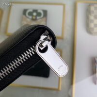 Louis Vuitton Unisex Zippy Wallet Black Epi Grained Cowhide Leather Zip Closure (5)